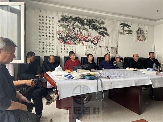 河北雄安新区：雄艺书画院组织书画传授交流活动(图3)