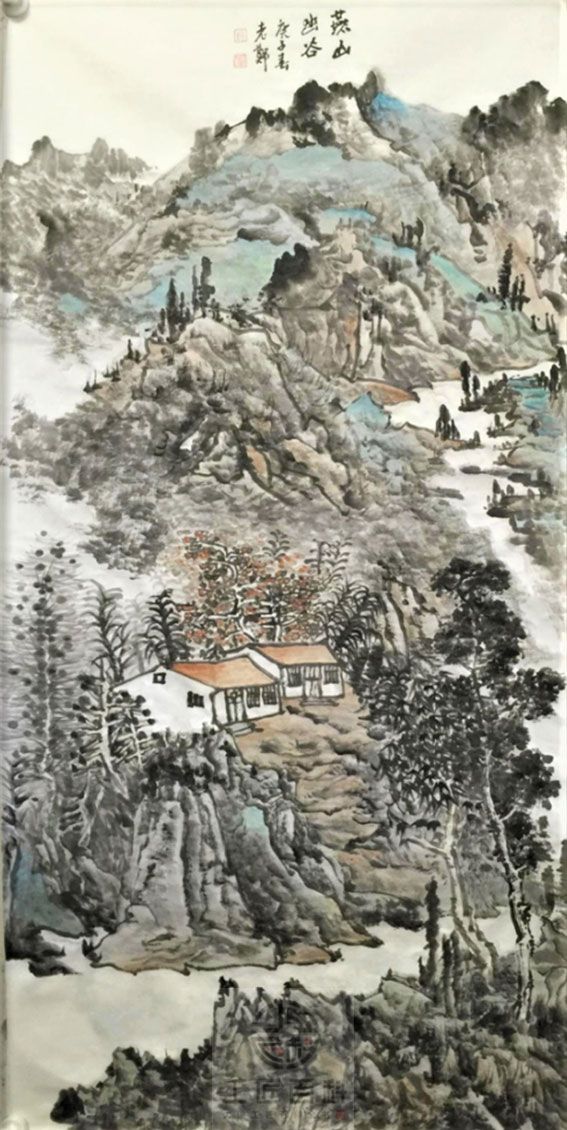 当代画家郑爽作品欣赏 走进自然 诠释山水(图2)