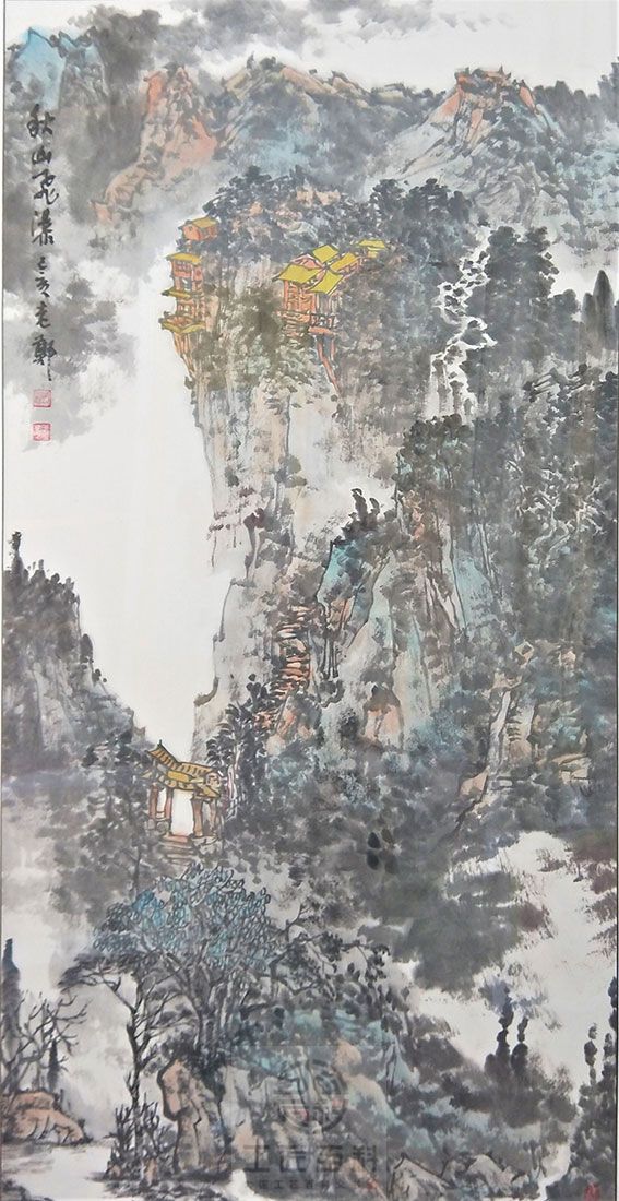 当代画家郑爽作品欣赏 走进自然 诠释山水(图6)